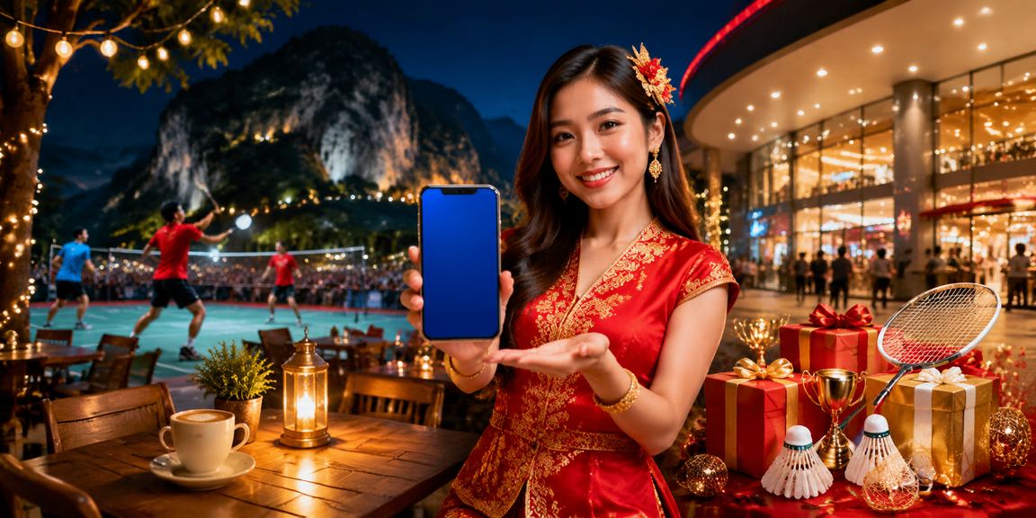 Pengguna menggunakan aplikasi pertaruhan kasino dan sukan di Ipoh melalui telefon Android bersama 40460